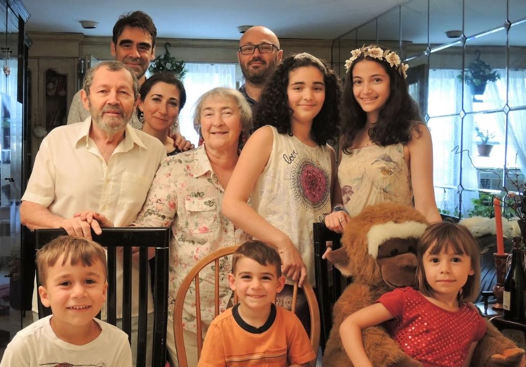 Group of people celebrating on stage