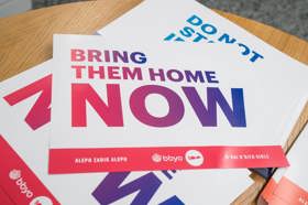 Group of people celebrating on stage