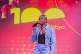 Group of people celebrating on stage