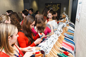 Group of people celebrating on stage