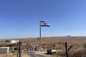 Group of people celebrating on stage
