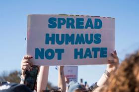 Group of people celebrating on stage
