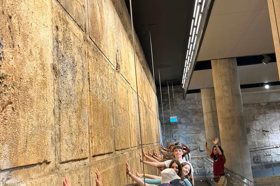 Group of people celebrating on stage