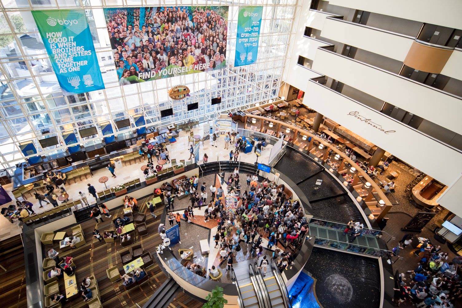 Group of people celebrating on stage