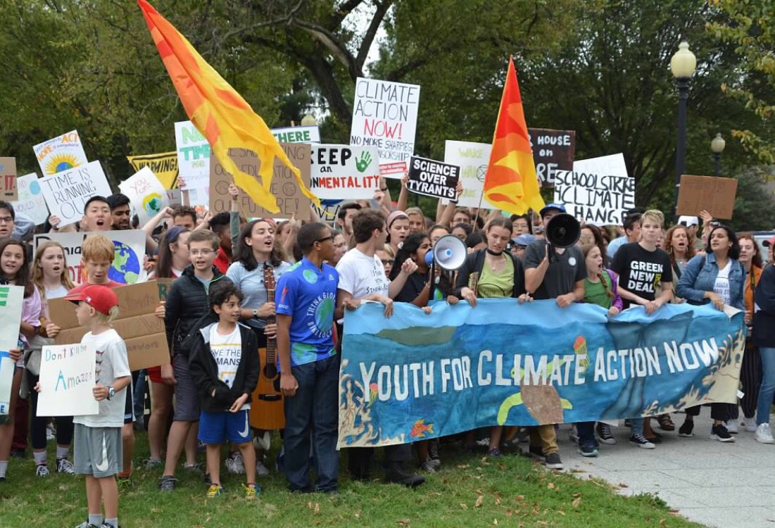 Group of people celebrating on stage