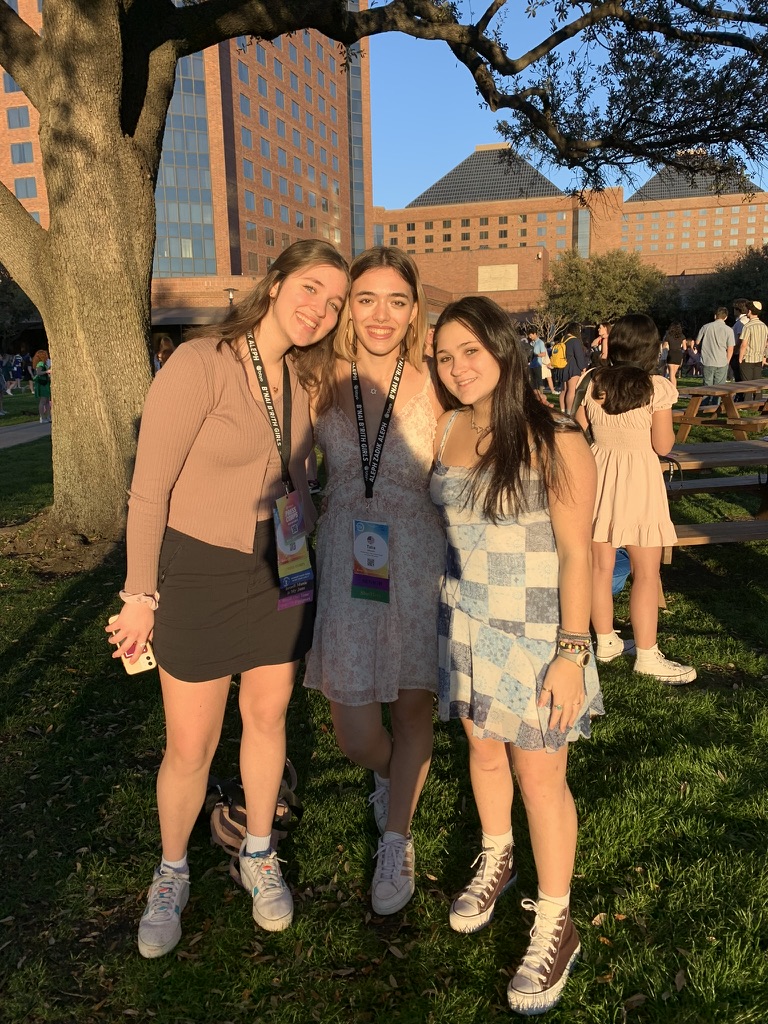 Group of people celebrating on stage