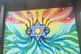 Group of people celebrating on stage