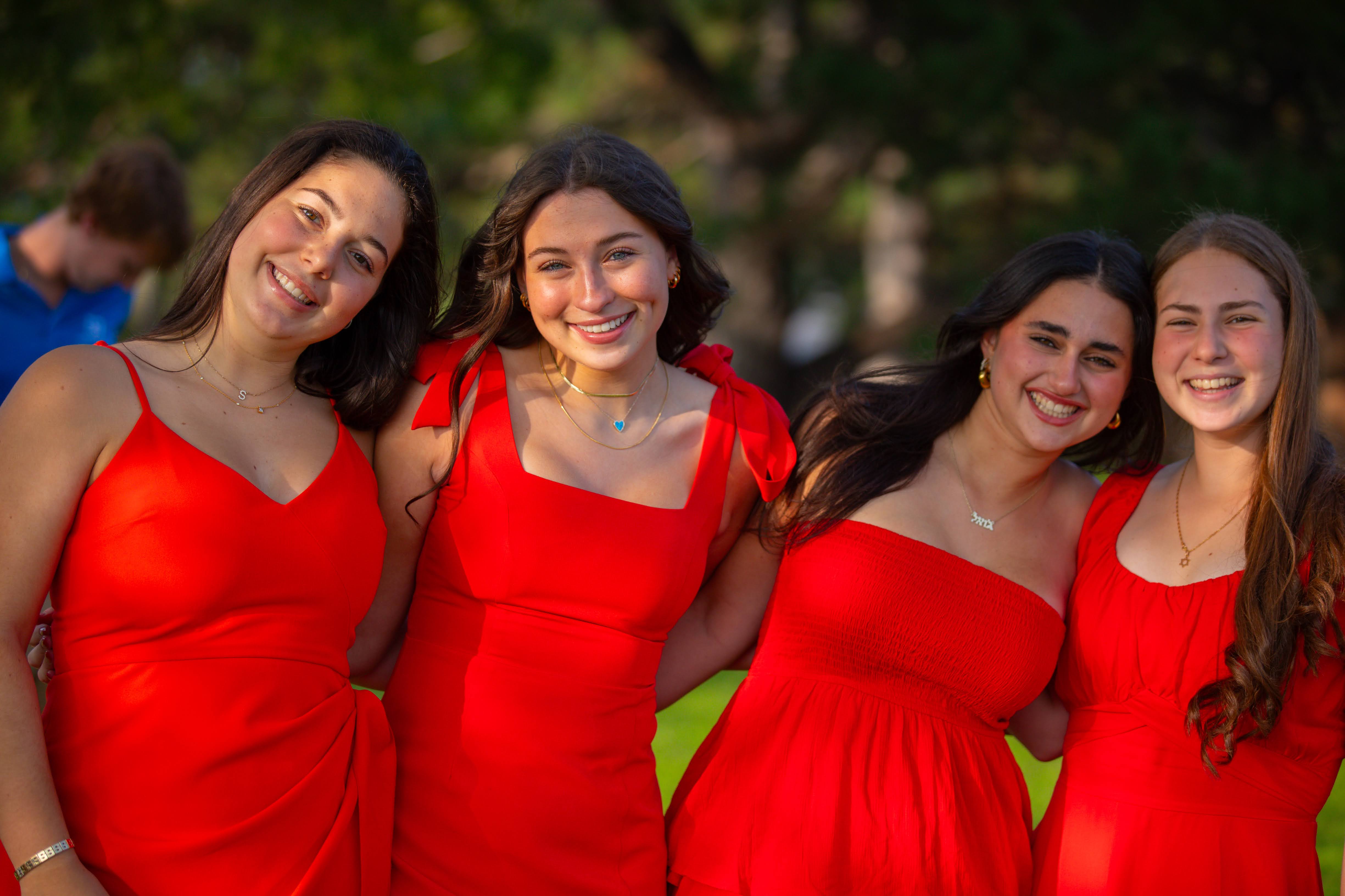 Group of people celebrating on stage