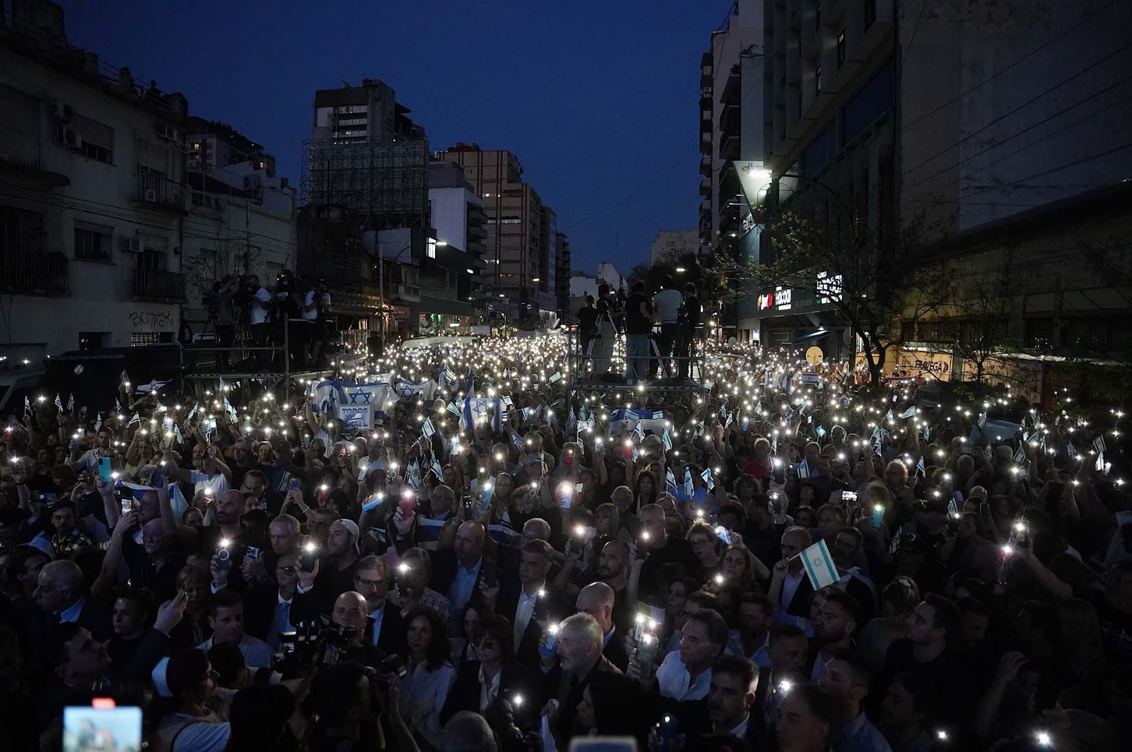 Group of people celebrating on stage