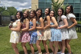 Group of people celebrating on stage