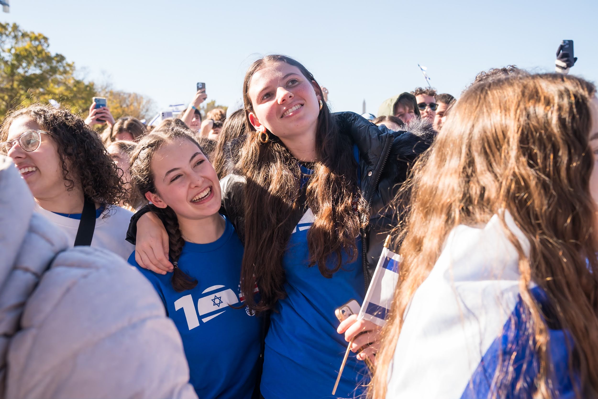 Group of people celebrating on stage