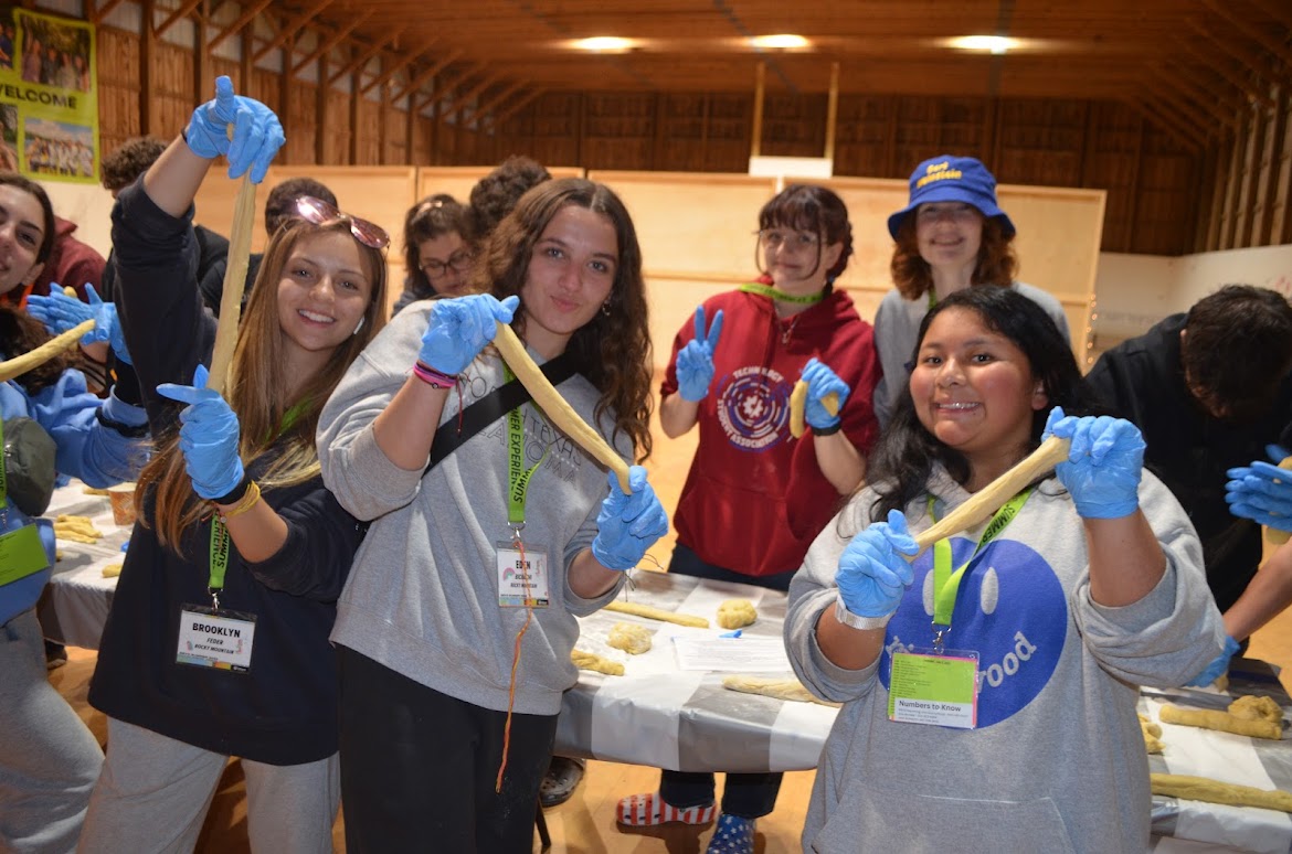 Group of people celebrating on stage