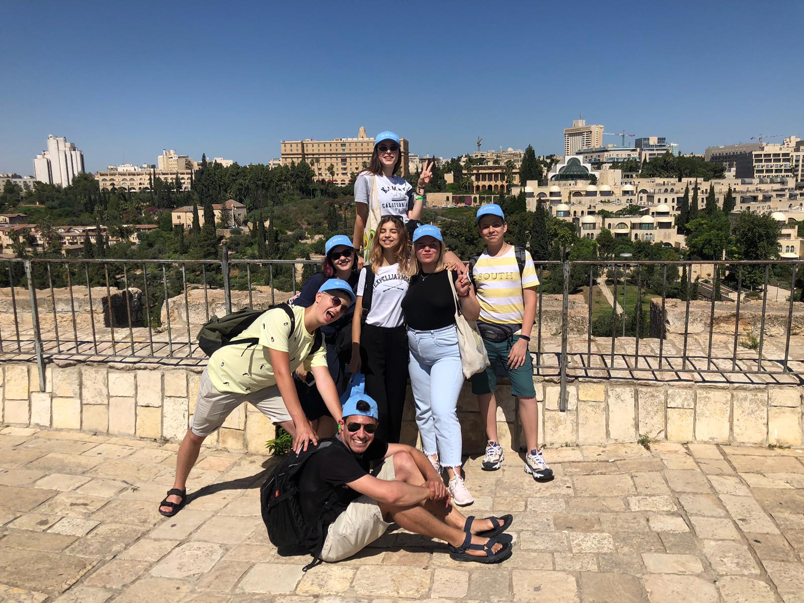 Group of people celebrating on stage