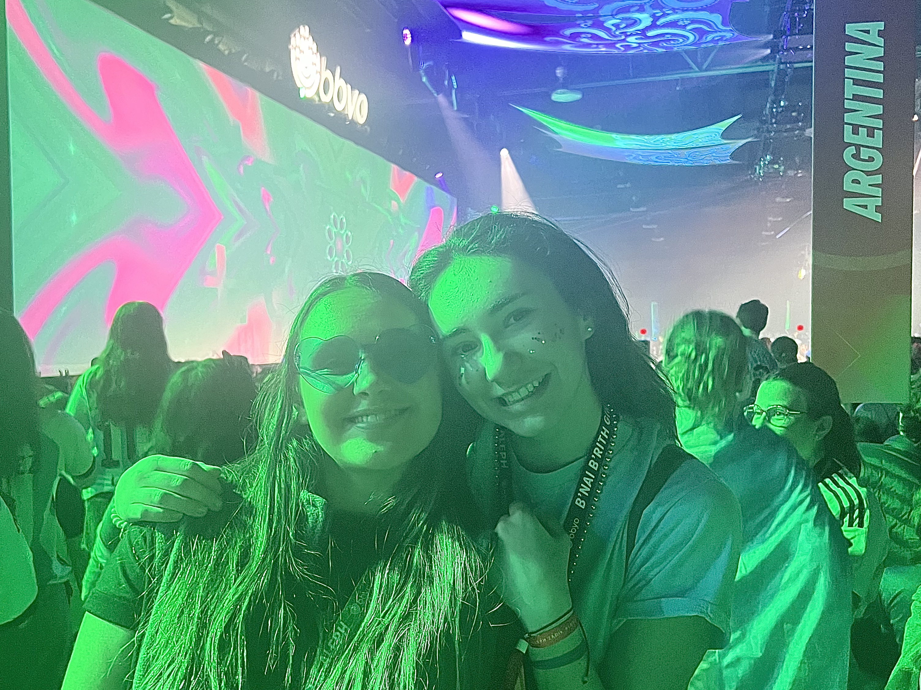 Group of people celebrating on stage