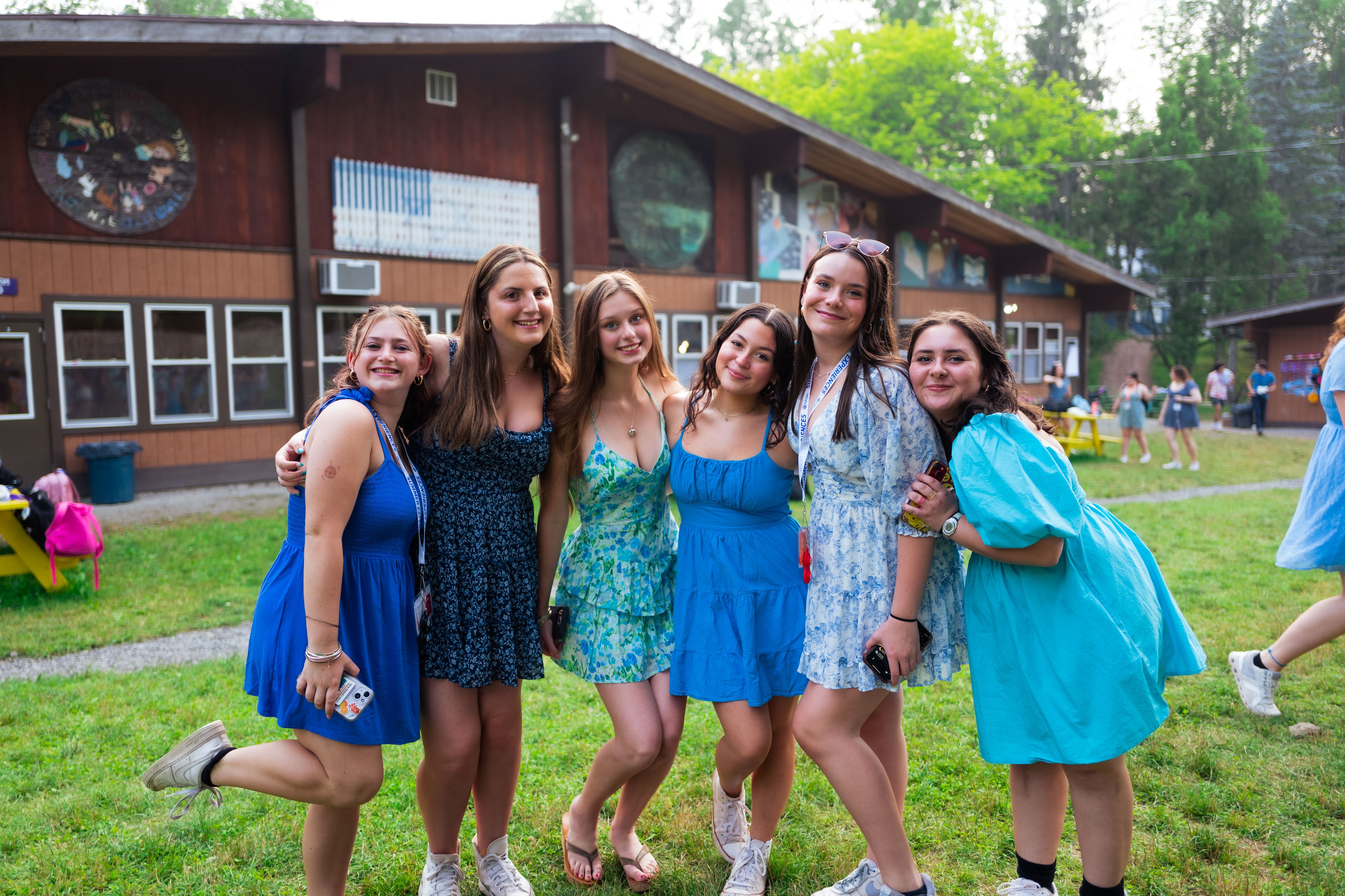 Group of people celebrating on stage
