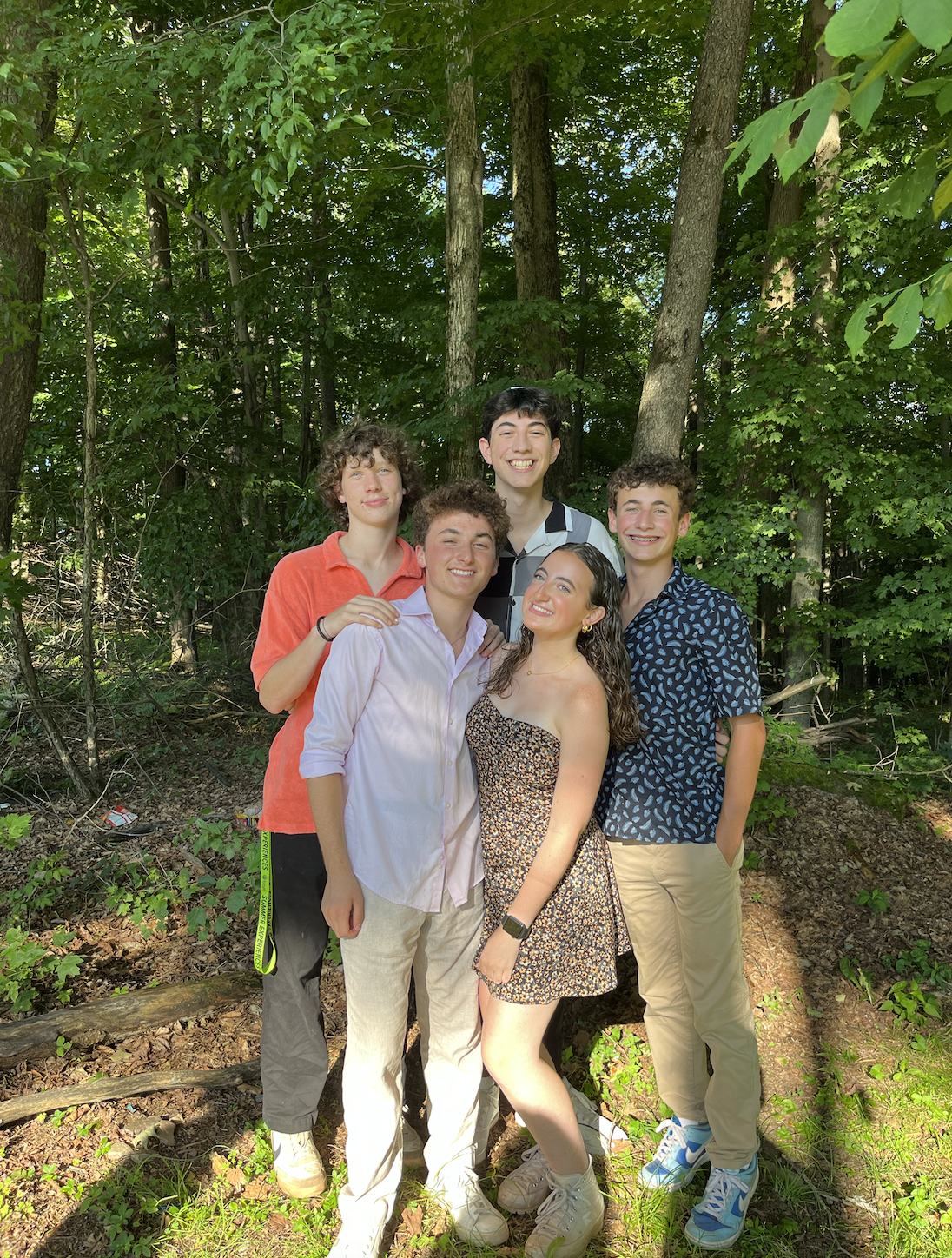 Group of people celebrating on stage