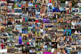 Group of people celebrating on stage