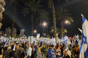 Group of people celebrating on stage