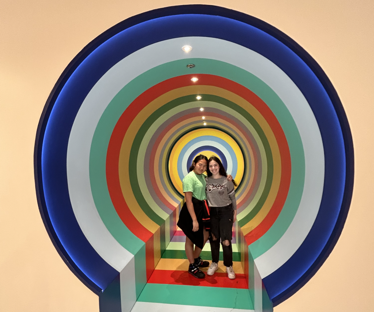 Group of people celebrating on stage