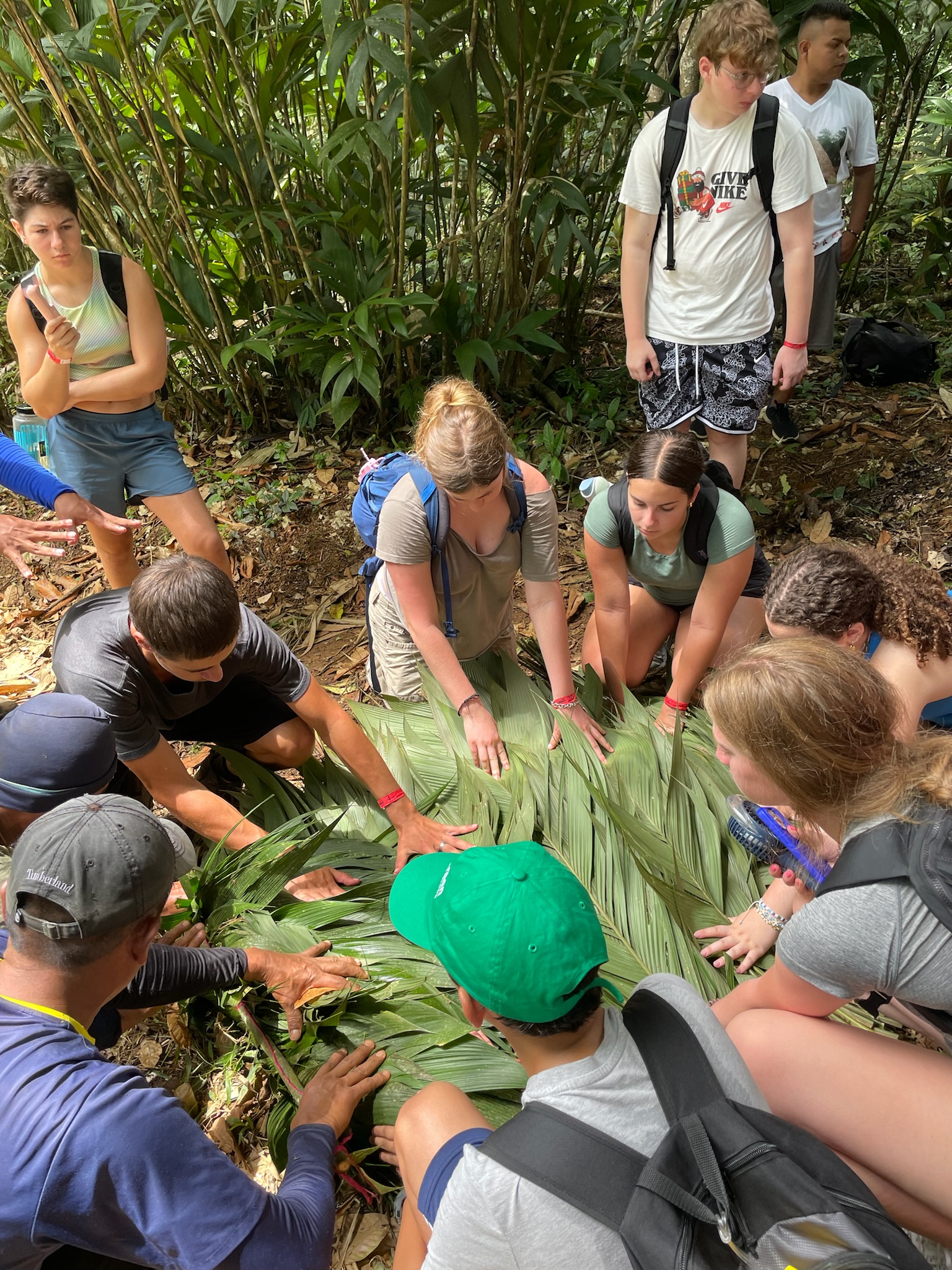 Group of people celebrating on stage