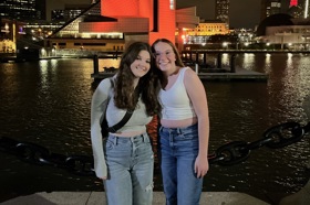 Group of people celebrating on stage