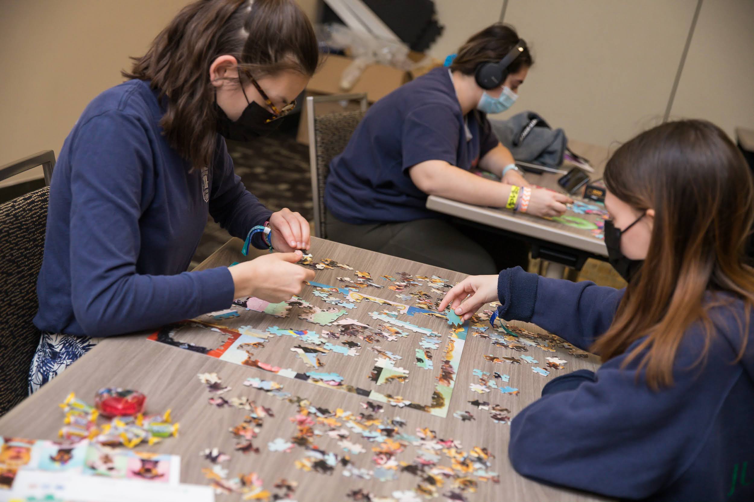 Group of people celebrating on stage