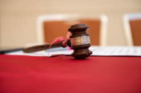 Group of people celebrating on stage