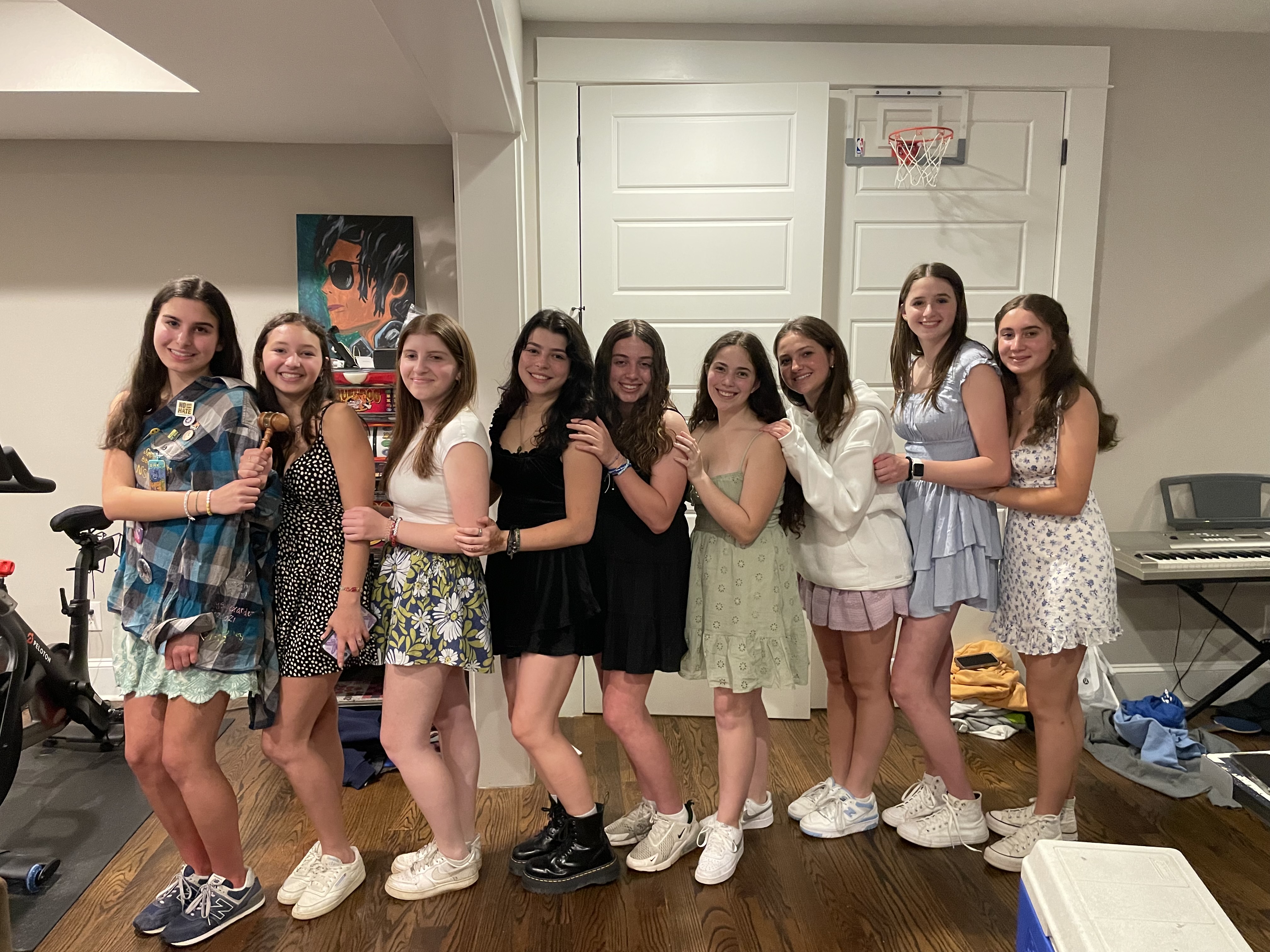 Group of people celebrating on stage