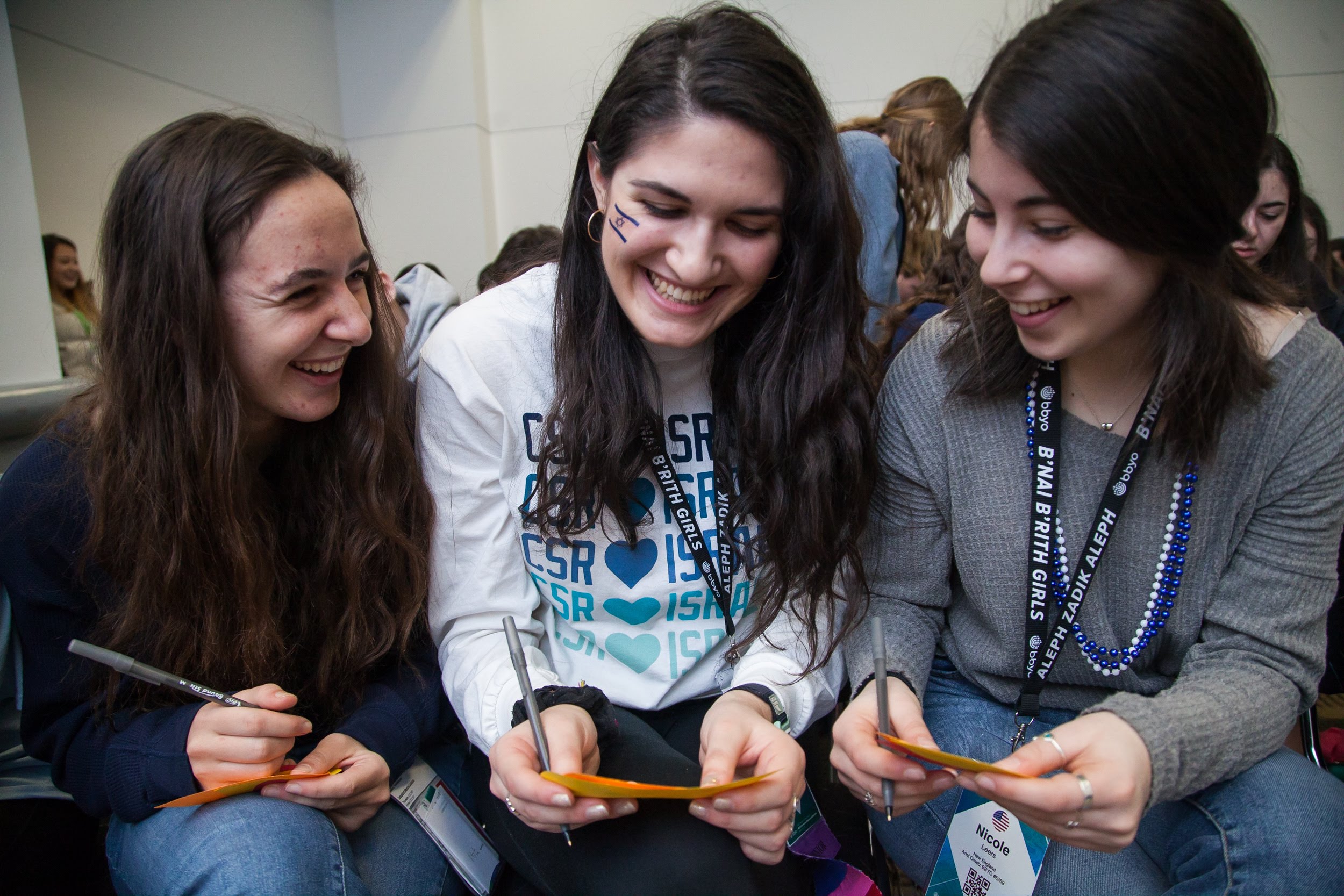 Group of people celebrating on stage