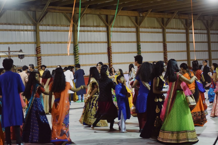 Group of people celebrating on stage