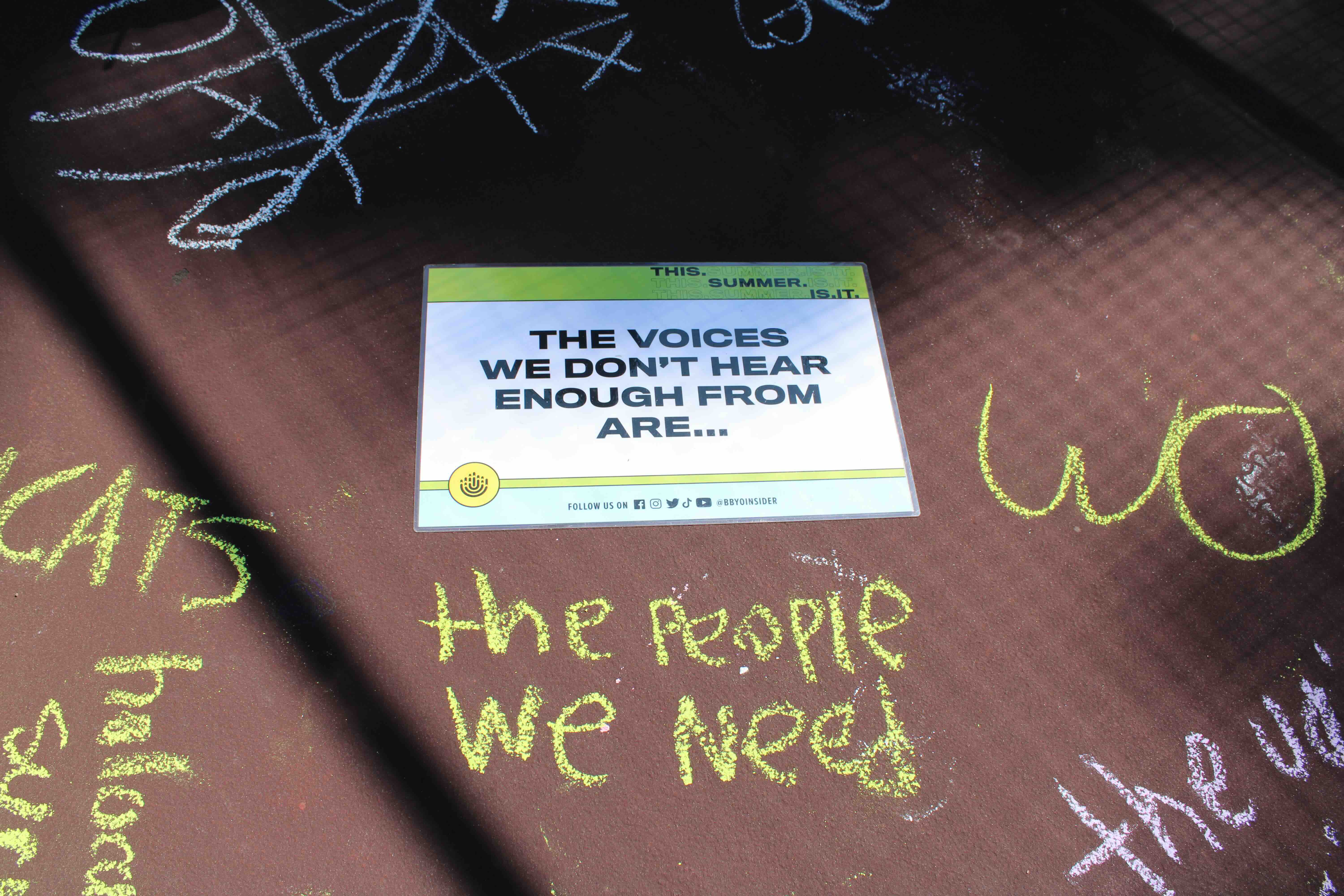 Group of people celebrating on stage