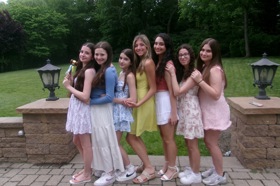 Group of people celebrating on stage