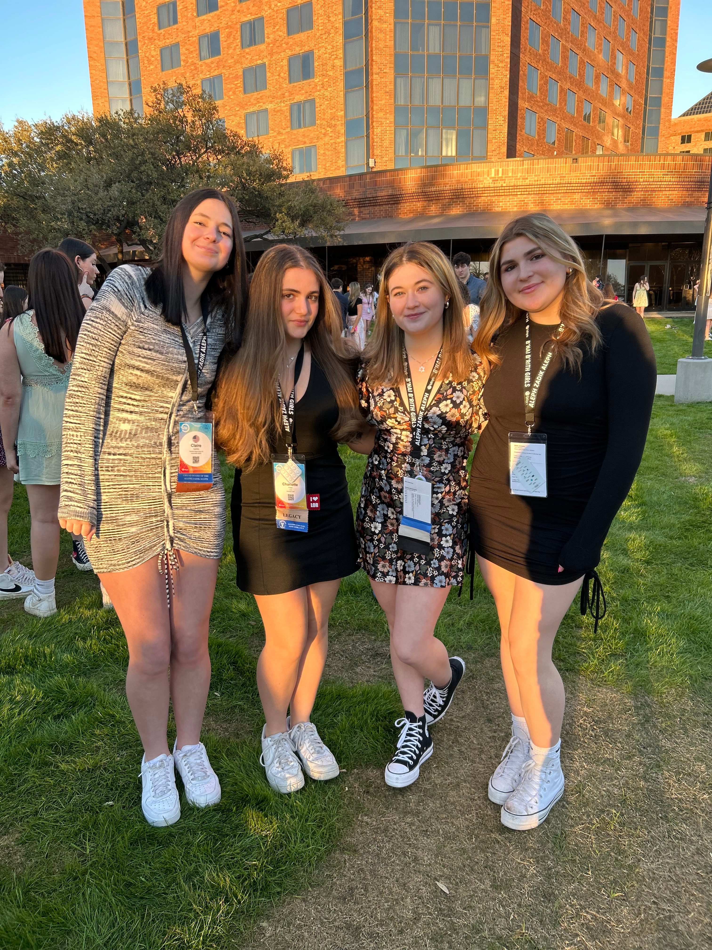 Group of people celebrating on stage