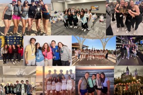 Group of people celebrating on stage