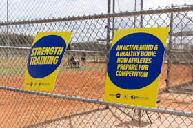 Group of people celebrating on stage