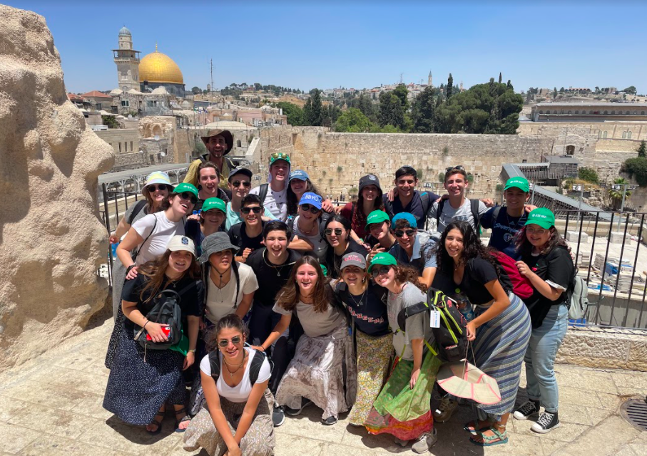 Group of people celebrating on stage
