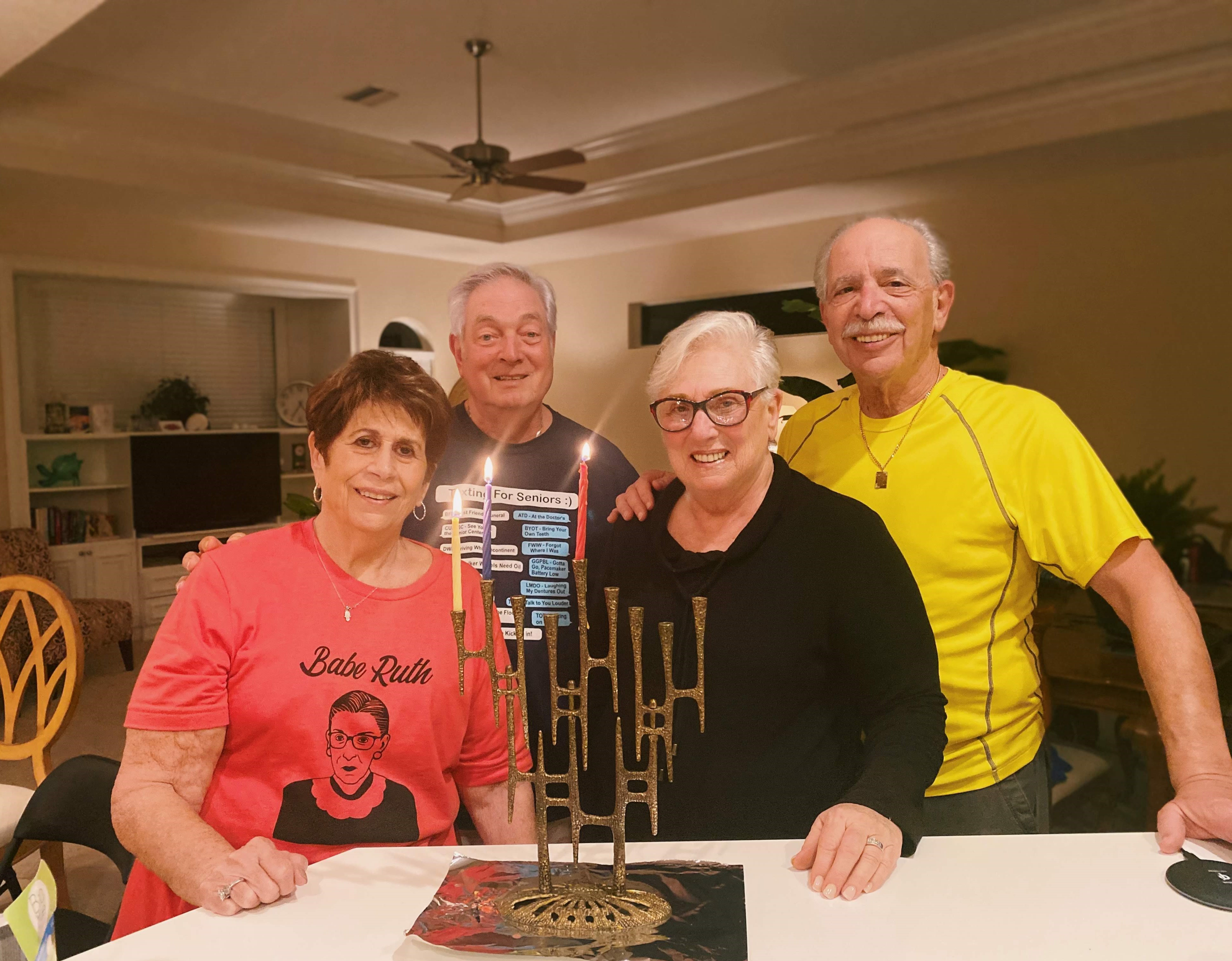 Group of people celebrating on stage