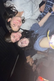 Group of people celebrating on stage